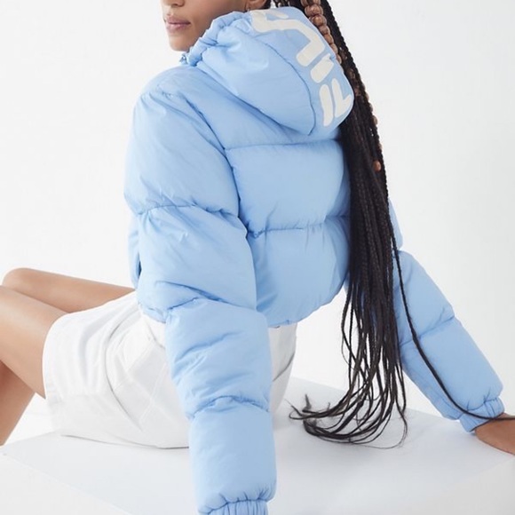 FILA UO Exclusive Nariko Cropped Puffer Jacket - Picture 3 of 13